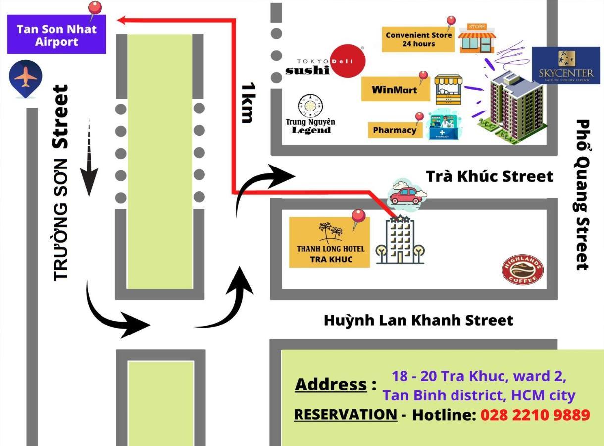 Thanh Long Hotel - Tra Khuc Хошимин Екстериор снимка